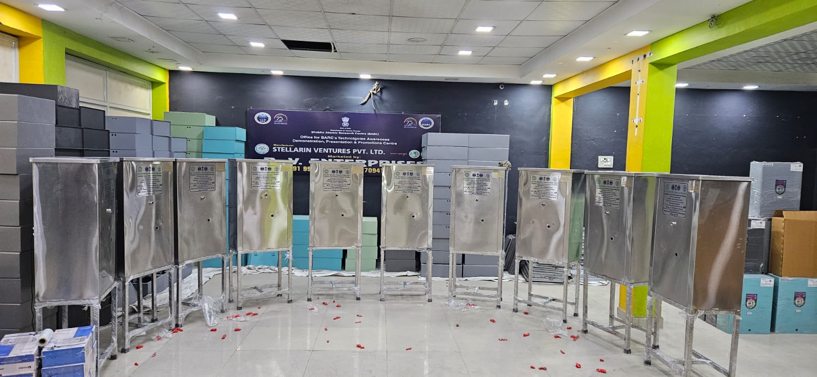 Transportation of State-of-the-Art Water Purification Machines to Ayodhya for Ram Janmabhoomi Mandir