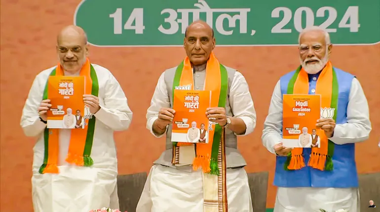 BJP Releases Manifesto: Promises Simultaneous Elections and Uniform Civil Code