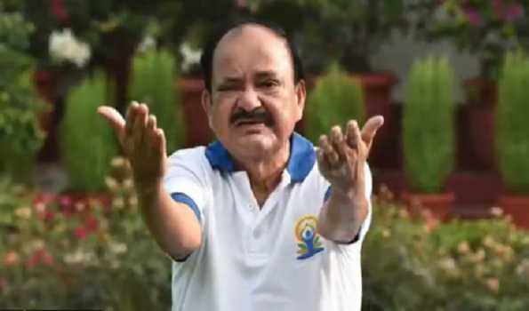 Vice-President urges for participation on International Yoga day