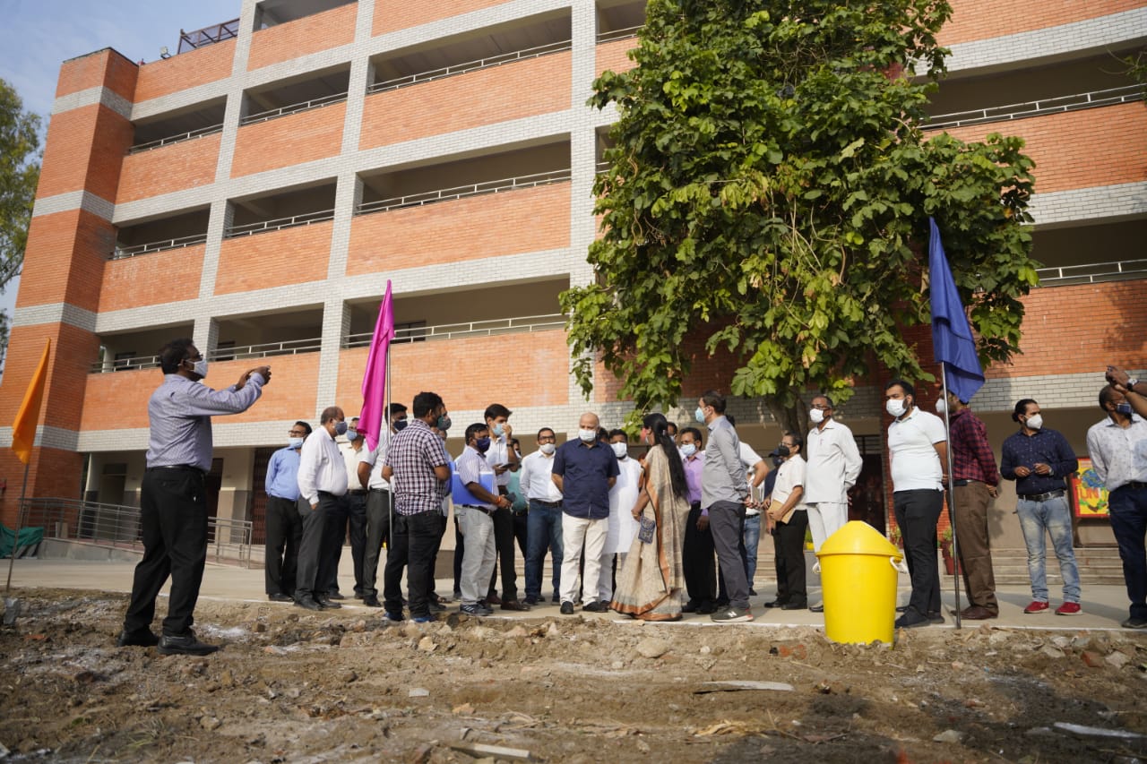 Sisodia conducted inspection, inquired about new classrooms being constructed in Delhi Government Schools