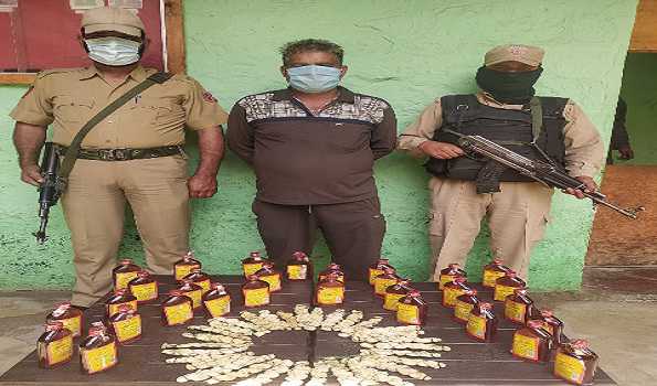 Drug peddler arrested, charas recovered in south Kashmir