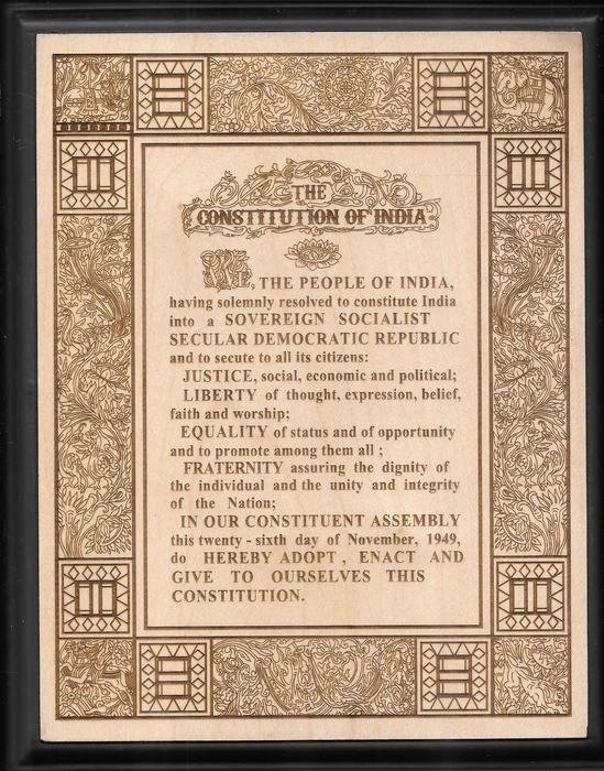 Constitution is the soul of the country