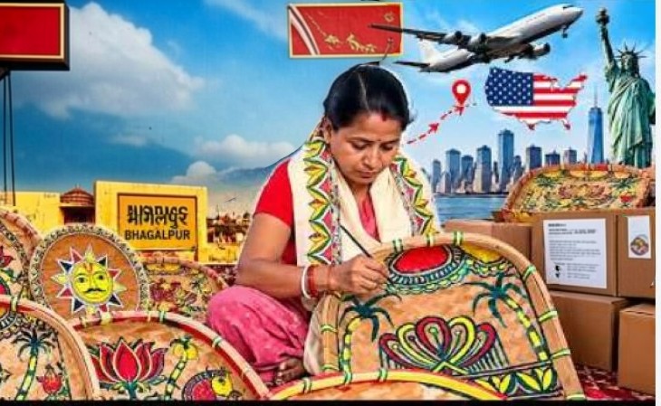 Manjusha Art Goes Global: Bhagalpur’s Folk Heritage Finds a New Canvas on Chhath Puja
