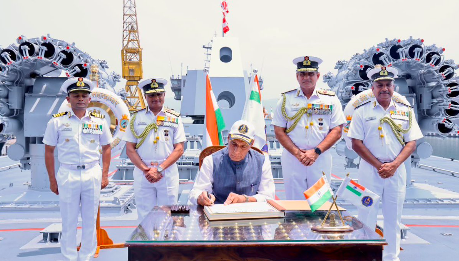 Navy Commissions Indigenous Stealth Frigate INS Mahendragiri, Strengthening India's Blue-Water Maritime Strategy