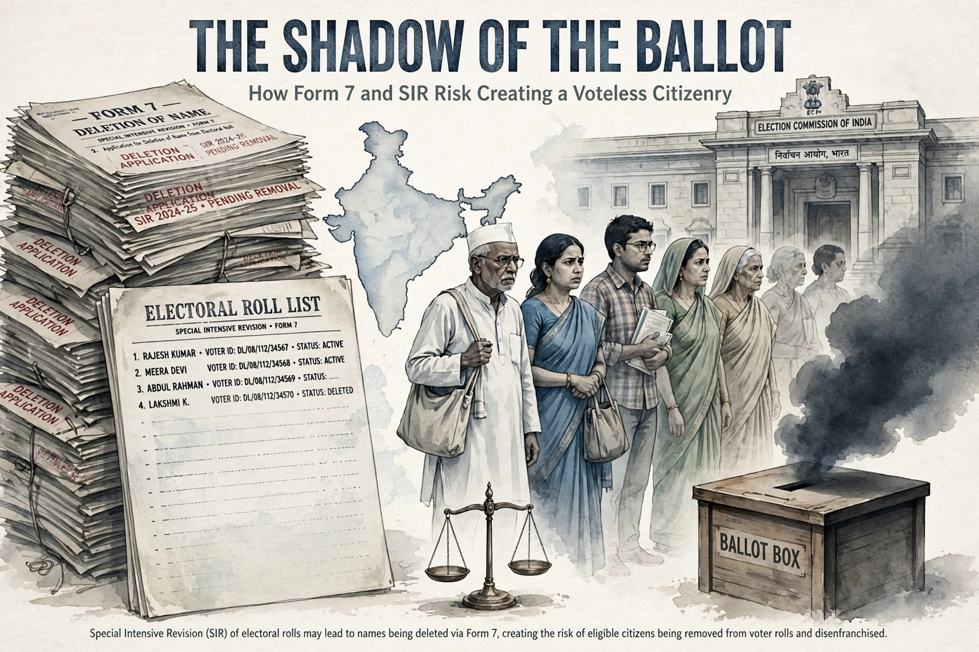The Shadow of the Ballot: How Form 7 and SIR Risk Creating a Voteless Citizenry